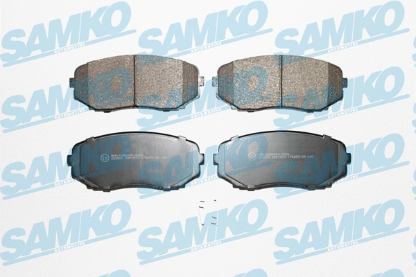 Diskinių stabdžių trinkelių rinkinys SAMKO 5SP1573