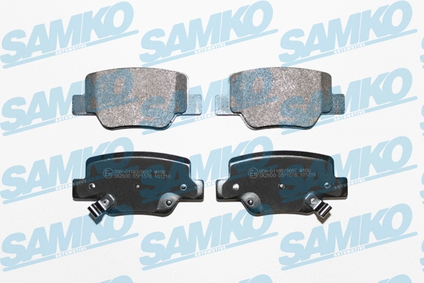 Diskinių stabdžių trinkelių rinkinys SAMKO 5SP1576