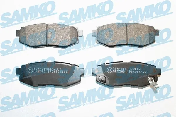 Diskinių stabdžių trinkelių rinkinys SAMKO 5SP1577