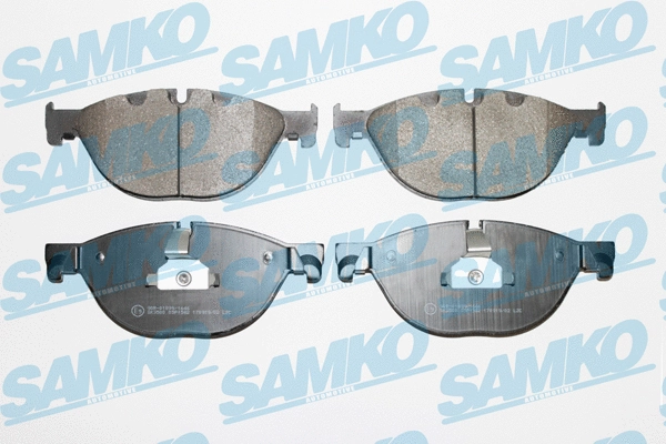 Diskinių stabdžių trinkelių rinkinys SAMKO 5SP1582