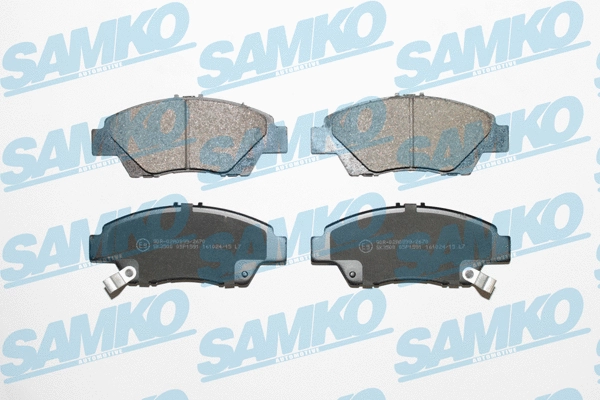 Diskinių stabdžių trinkelių rinkinys SAMKO 5SP1591
