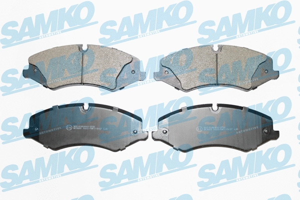 Diskinių stabdžių trinkelių rinkinys SAMKO 5SP1600