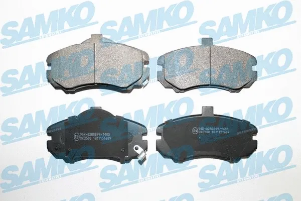 Diskinių stabdžių trinkelių rinkinys SAMKO 5SP1609