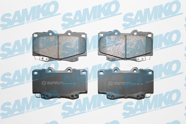 Diskinių stabdžių trinkelių rinkinys SAMKO 5SP1610