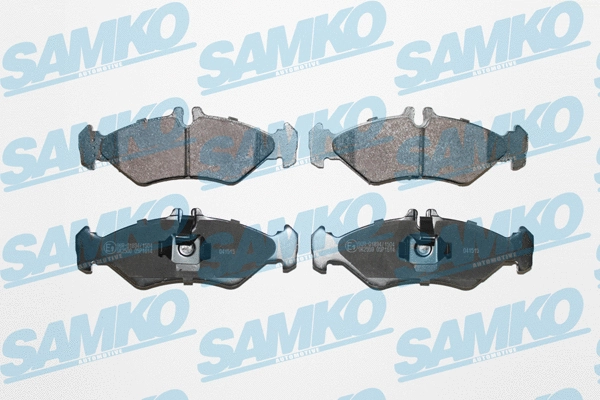 Diskinių stabdžių trinkelių rinkinys SAMKO 5SP1614