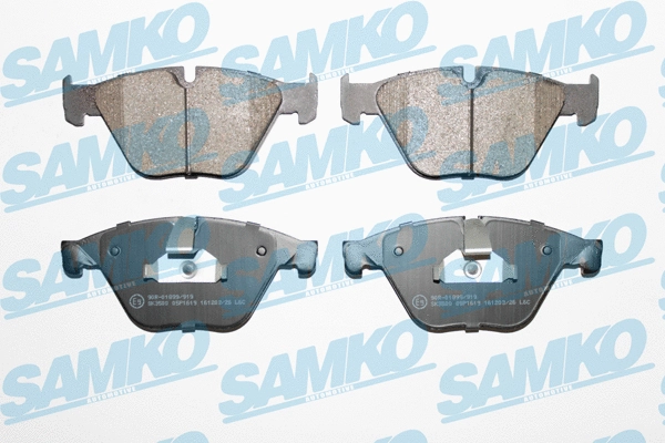 Diskinių stabdžių trinkelių rinkinys SAMKO 5SP1619