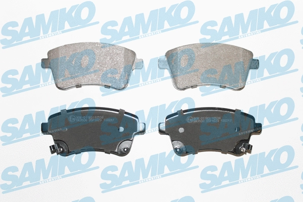 Diskinių stabdžių trinkelių rinkinys SAMKO 5SP1623