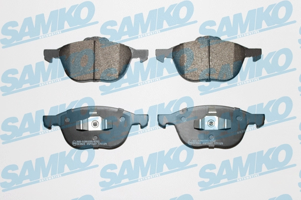 Diskinių stabdžių trinkelių rinkinys SAMKO 5SP1627
