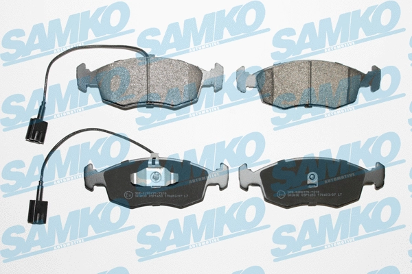 Diskinių stabdžių trinkelių rinkinys SAMKO 5SP1653