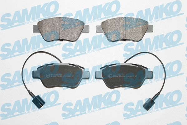 Diskinių stabdžių trinkelių rinkinys SAMKO 5SP1656