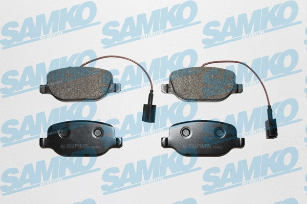 Diskinių stabdžių trinkelių rinkinys SAMKO 5SP1659