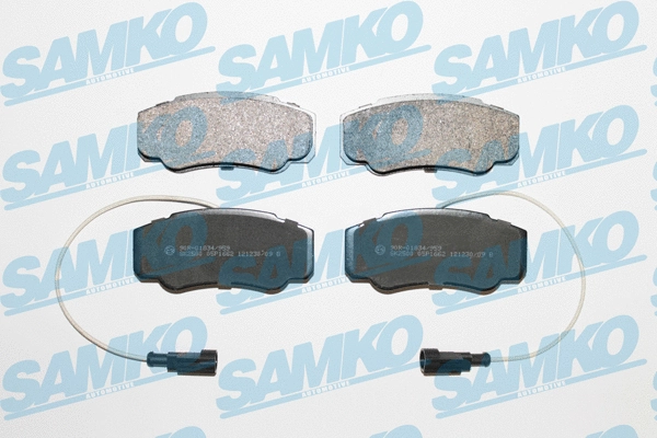Diskinių stabdžių trinkelių rinkinys SAMKO 5SP1662