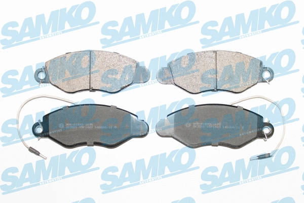 Diskinių stabdžių trinkelių rinkinys SAMKO 5SP1663