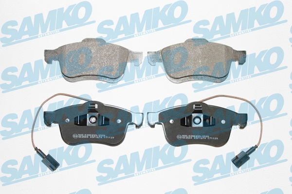 Diskinių stabdžių trinkelių rinkinys SAMKO 5SP1674