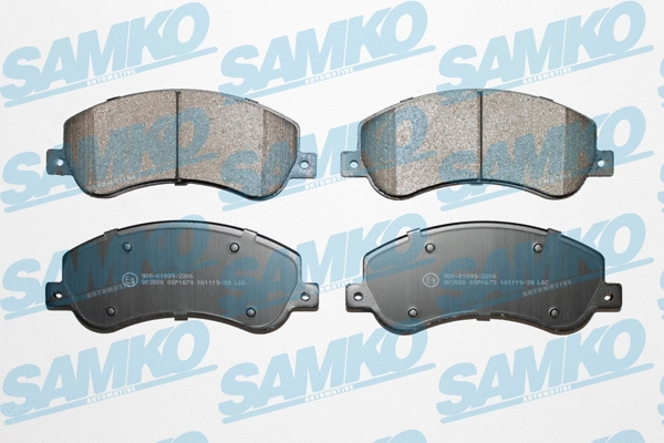 Diskinių stabdžių trinkelių rinkinys SAMKO 5SP1679