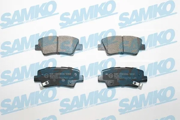 Diskinių stabdžių trinkelių rinkinys SAMKO 5SP1710