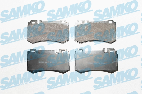 Diskinių stabdžių trinkelių rinkinys SAMKO 5SP1719