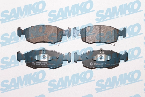 Diskinių stabdžių trinkelių rinkinys SAMKO 5SP1722