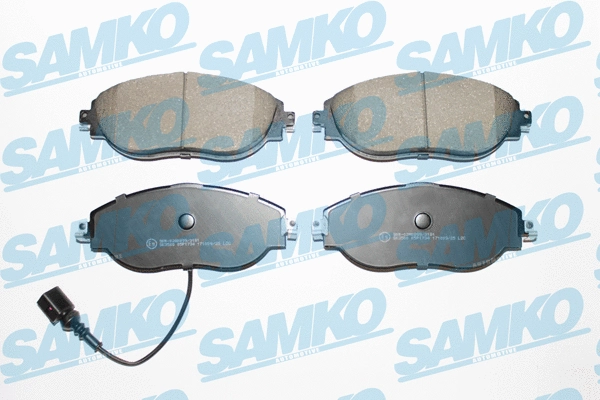 Diskinių stabdžių trinkelių rinkinys SAMKO 5SP1734