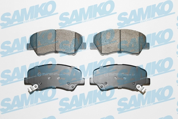 Diskinių stabdžių trinkelių rinkinys SAMKO 5SP1744