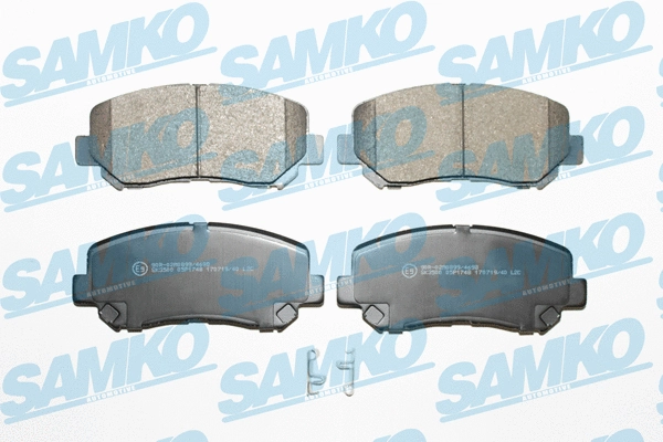Diskinių stabdžių trinkelių rinkinys SAMKO 5SP1748