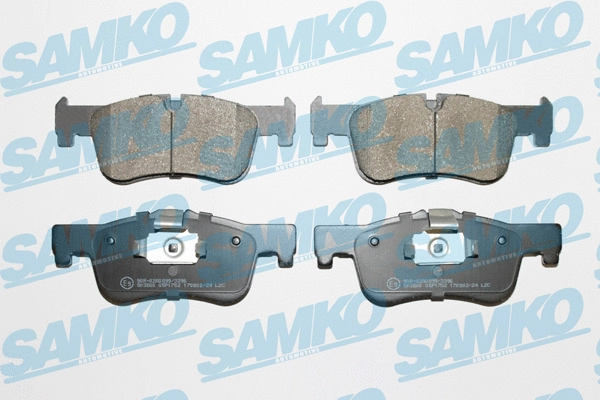Diskinių stabdžių trinkelių rinkinys SAMKO 5SP1752