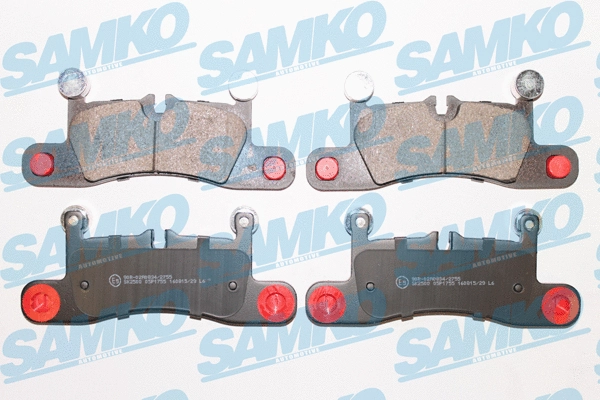 Diskinių stabdžių trinkelių rinkinys SAMKO 5SP1755