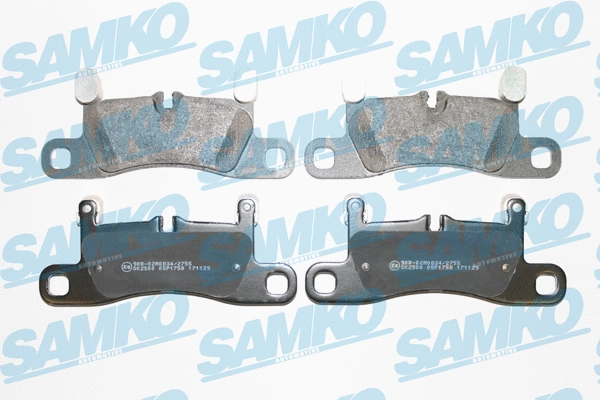 Diskinių stabdžių trinkelių rinkinys SAMKO 5SP1758