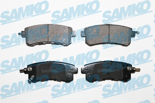 Diskinių stabdžių trinkelių rinkinys SAMKO 5SP1798