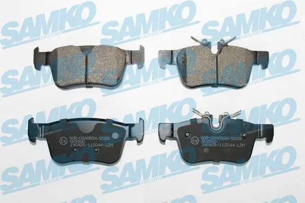 Diskinių stabdžių trinkelių rinkinys SAMKO 5SP2044