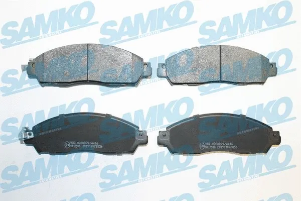 Diskinių stabdžių trinkelių rinkinys SAMKO 5SP2056