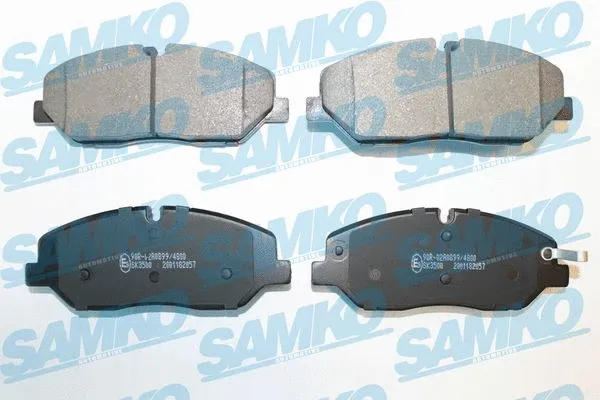 Diskinių stabdžių trinkelių rinkinys SAMKO 5SP2057