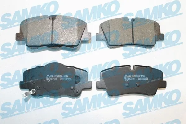 Diskinių stabdžių trinkelių rinkinys SAMKO 5SP2058