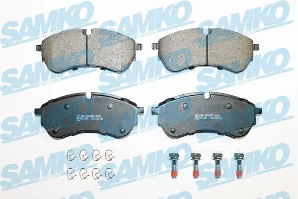 Diskinių stabdžių trinkelių rinkinys SAMKO 5SP2066