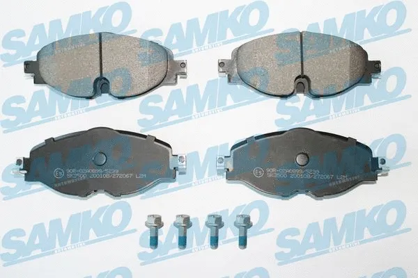 Diskinių stabdžių trinkelių rinkinys SAMKO 5SP2067