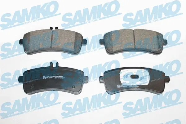 Diskinių stabdžių trinkelių rinkinys SAMKO 5SP2087