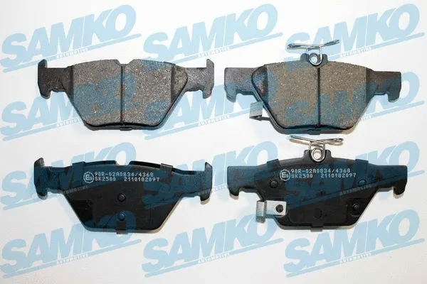 Diskinių stabdžių trinkelių rinkinys SAMKO 5SP2097