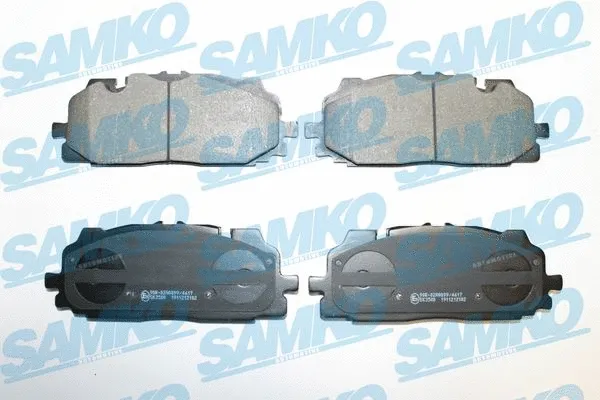 Diskinių stabdžių trinkelių rinkinys SAMKO 5SP2102