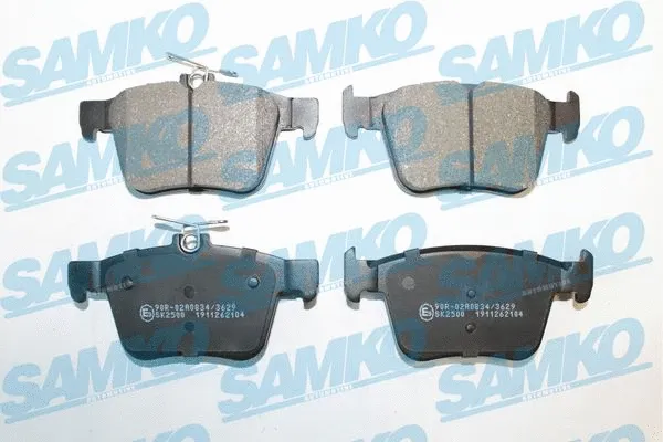 Diskinių stabdžių trinkelių rinkinys SAMKO 5SP2104