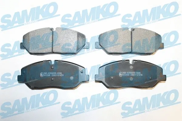 Diskinių stabdžių trinkelių rinkinys SAMKO 5SP2105
