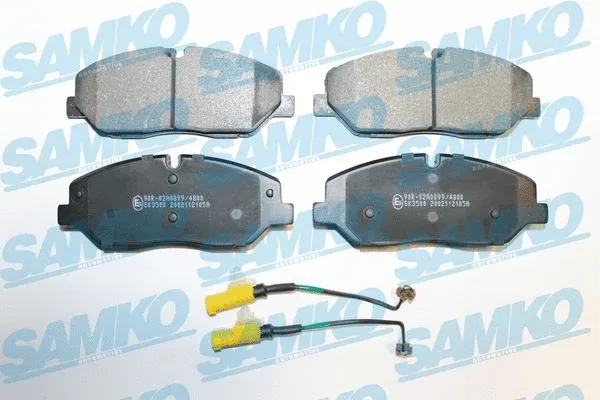 Diskinių stabdžių trinkelių rinkinys SAMKO 5SP2105A
