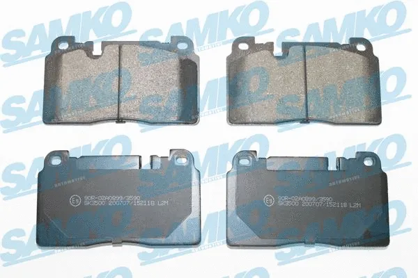 Diskinių stabdžių trinkelių rinkinys SAMKO 5SP2118