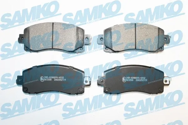 Diskinių stabdžių trinkelių rinkinys SAMKO 5SP2119