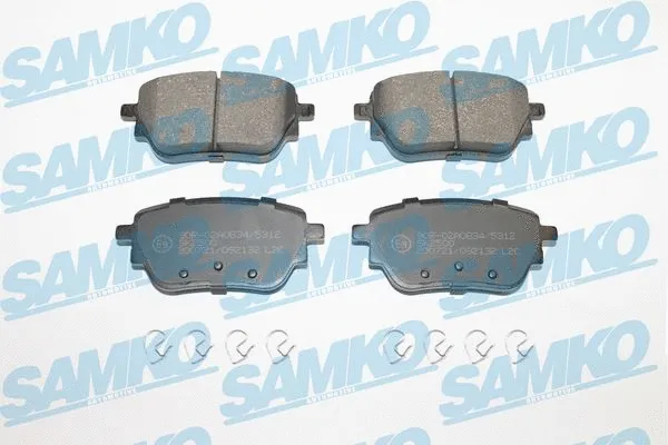 Diskinių stabdžių trinkelių rinkinys SAMKO 5SP2132