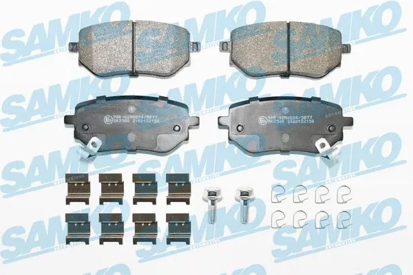 Diskinių stabdžių trinkelių rinkinys SAMKO 5SP2150K
