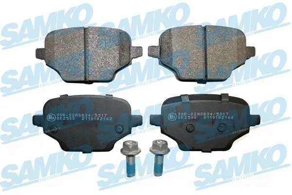 Diskinių stabdžių trinkelių rinkinys SAMKO 5SP2162