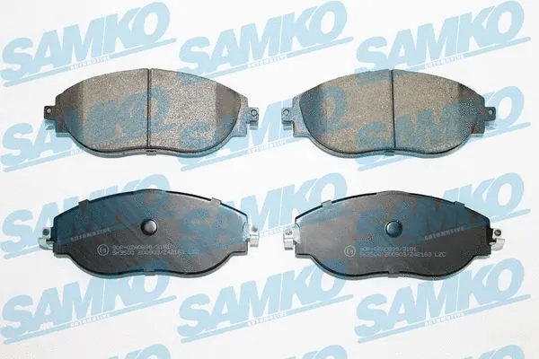 Diskinių stabdžių trinkelių rinkinys SAMKO 5SP2163