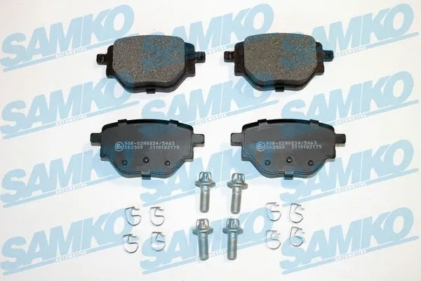 Diskinių stabdžių trinkelių rinkinys SAMKO 5SP2175