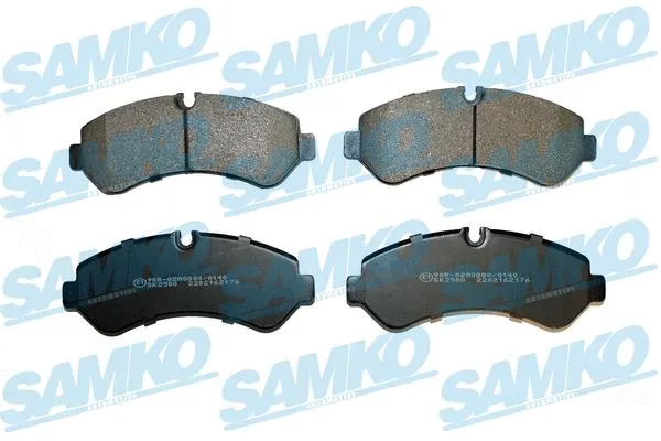 Diskinių stabdžių trinkelių rinkinys SAMKO 5SP2176