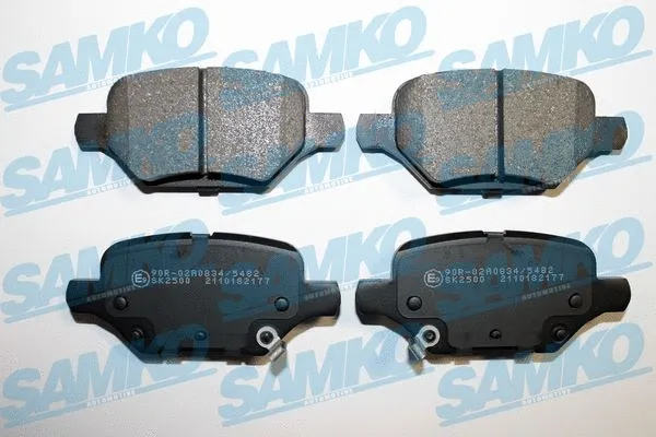 Diskinių stabdžių trinkelių rinkinys SAMKO 5SP2177